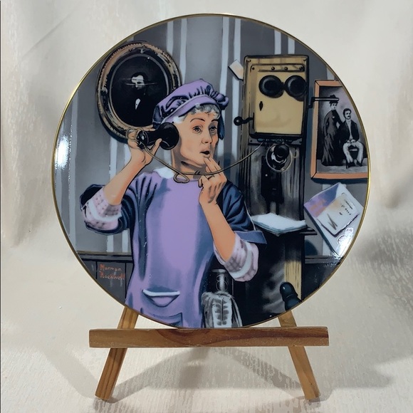 Norman Rockwell “Party Line”-Plate 6 from the Early Works - Picture 7 of 7